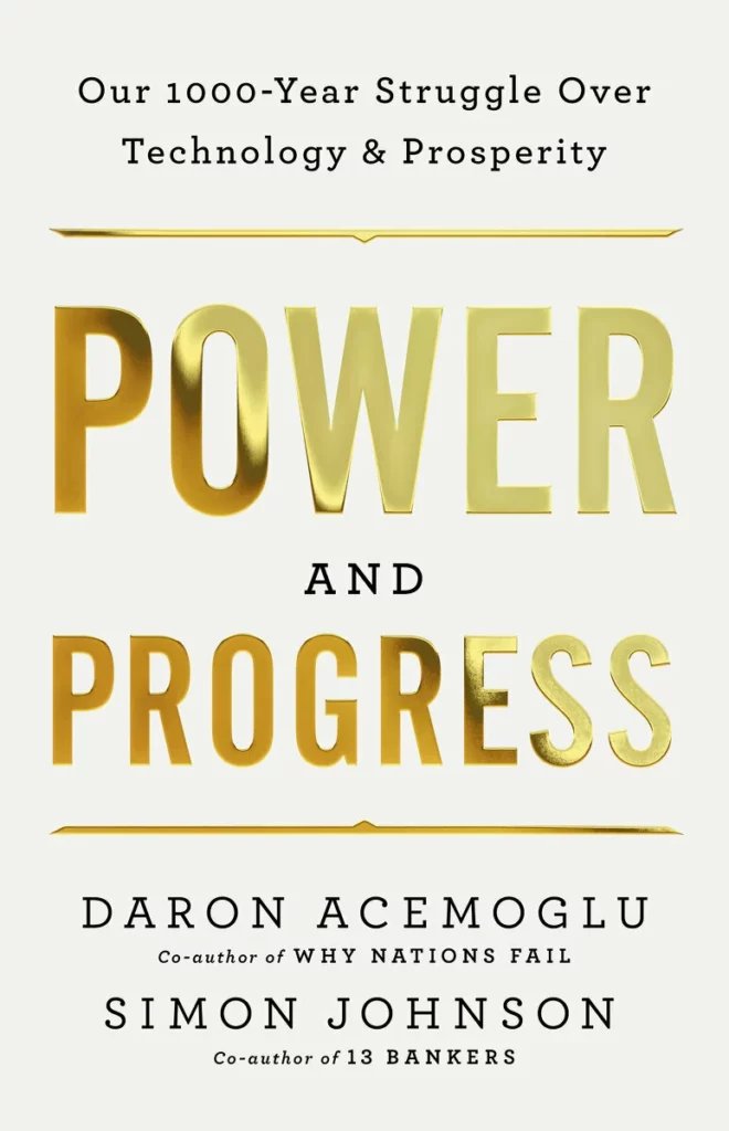 ournextread's tweet photo. @goodreads From economists who argue that the benefits and prosperity of technological advancement are not automatically shared. Historically, people had to organize and fight for it. A good read as we enter the AI era. https://t.co/IXgY9tPbOK