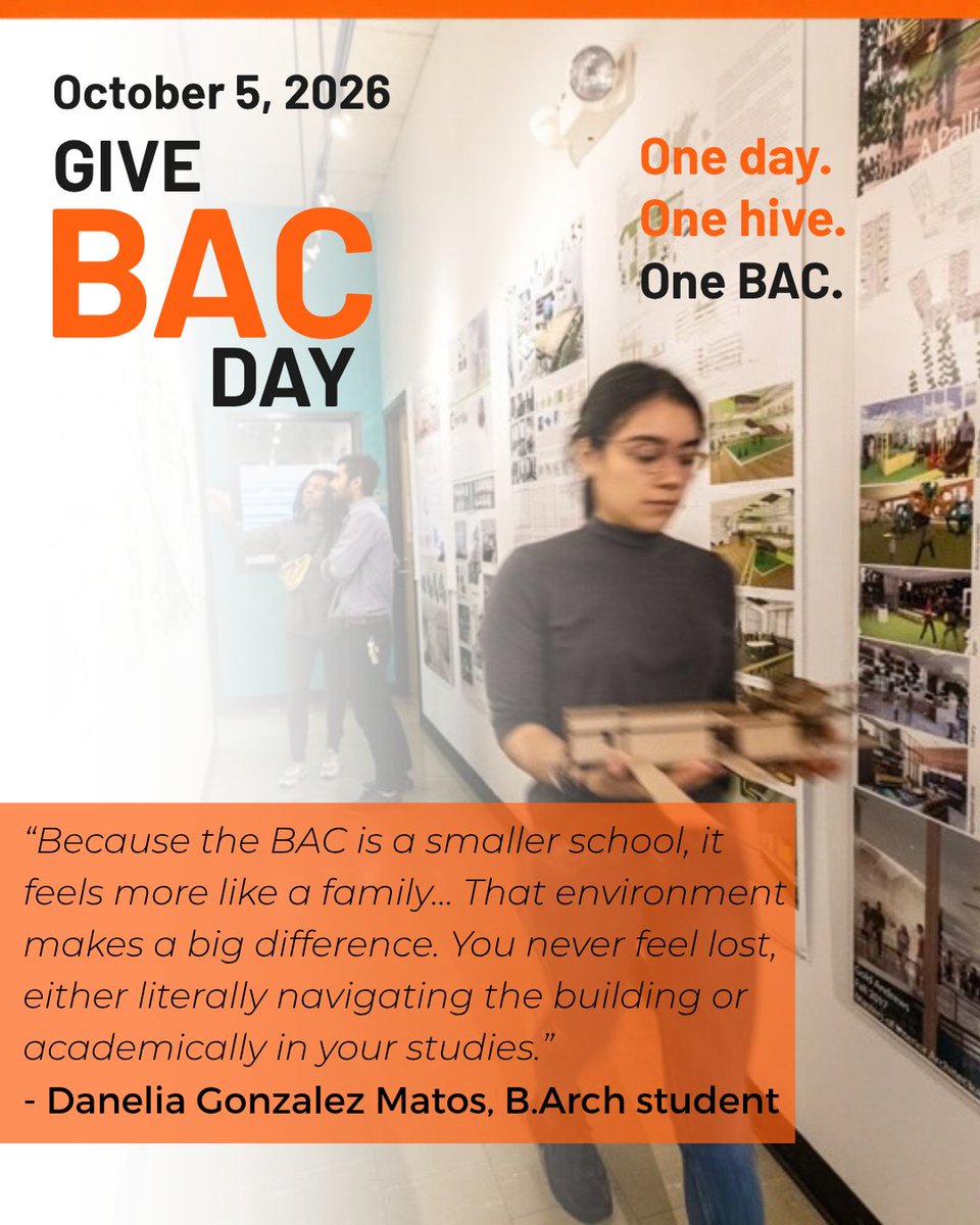 TheBACBoston's tweet photo. Scholarships help make design education possible for students from all walks of life.

On October 5, your gift can help more students find their place at the BAC and shape the future of architecture and design.

🔗https://t.co/tIHFSUDkgk
 
#GiveBACDay #OneHiveOneBAC https://t.co/uK5Nm9a27D