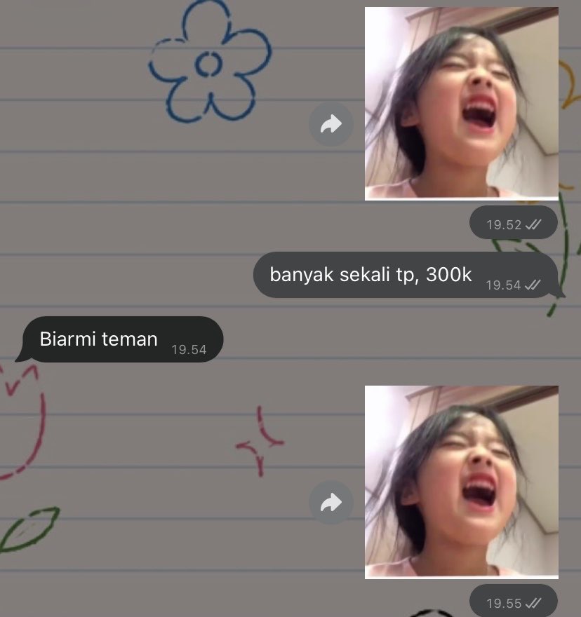 shiballbgt's tweet photo. hutang 10ribu dibayar 300ribu rasanya mantep bgt 🤣 https://t.co/w0p7bkbQ7v