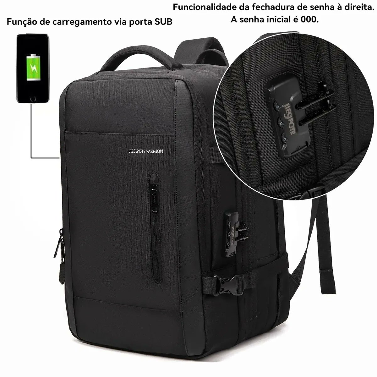 taondescontos's tweet photo. Mochila Para Notebook Impermeável com Porta USB e Senha Para Homem
💰R$65,00
🛒 Comprar - https://t.co/5LLaDU5JVB
 🎟 Cupom: MODAML
🚚 Frete grátis clientes Meli+
⌛️ Oferta por tempo limitado! https://t.co/GNgsDggunL