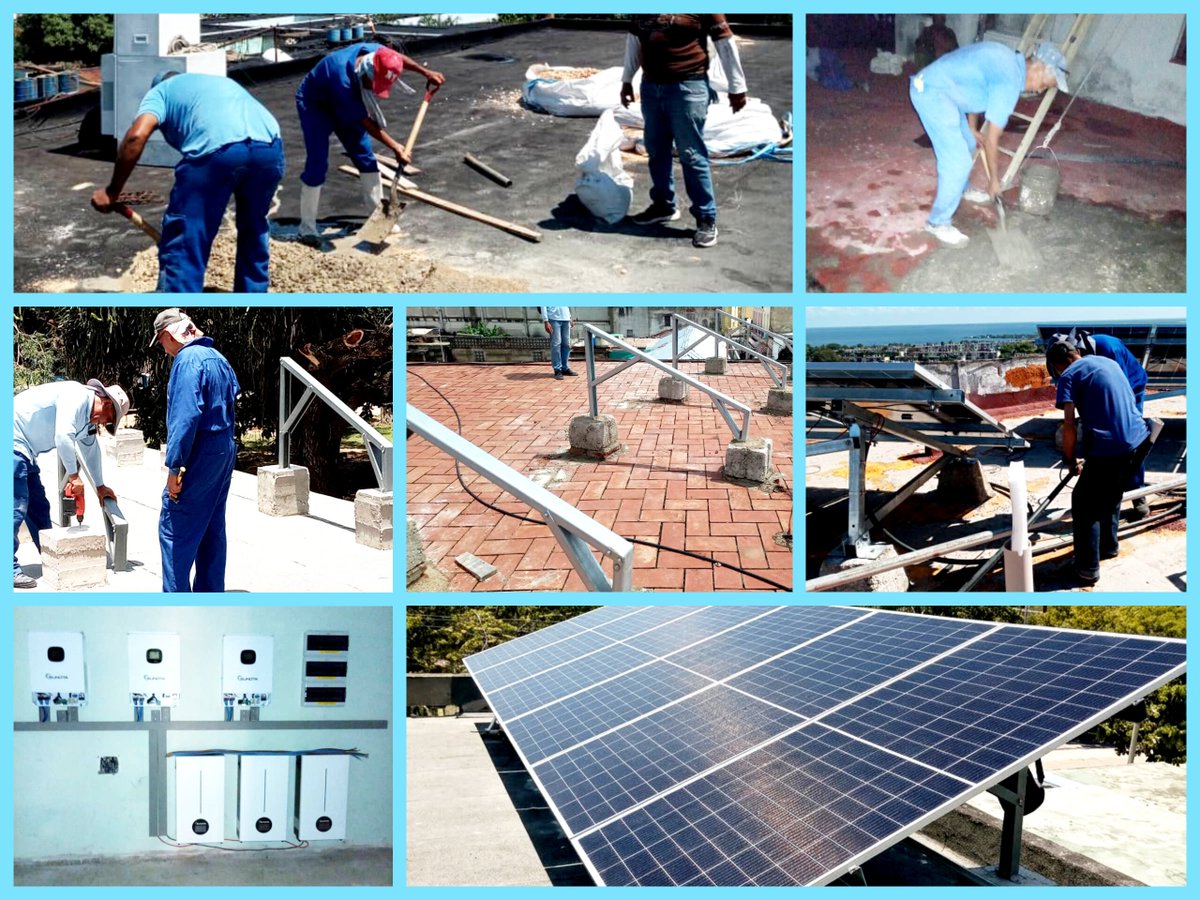 lenaportelles95's tweet photo. Nos encontramos en octubre: el Mes de la #Calidad en Cuba, y en @ETECSA_Cuba #Camagüey se trabaja sin descanso en la instalación de los paneles solares, para garantizarle a la población, una mejor calidad en los servicios de telecomunicaciones de la provincia.
#EtecsaConCuba 💙 https://t.co/JQxYPAohrm
