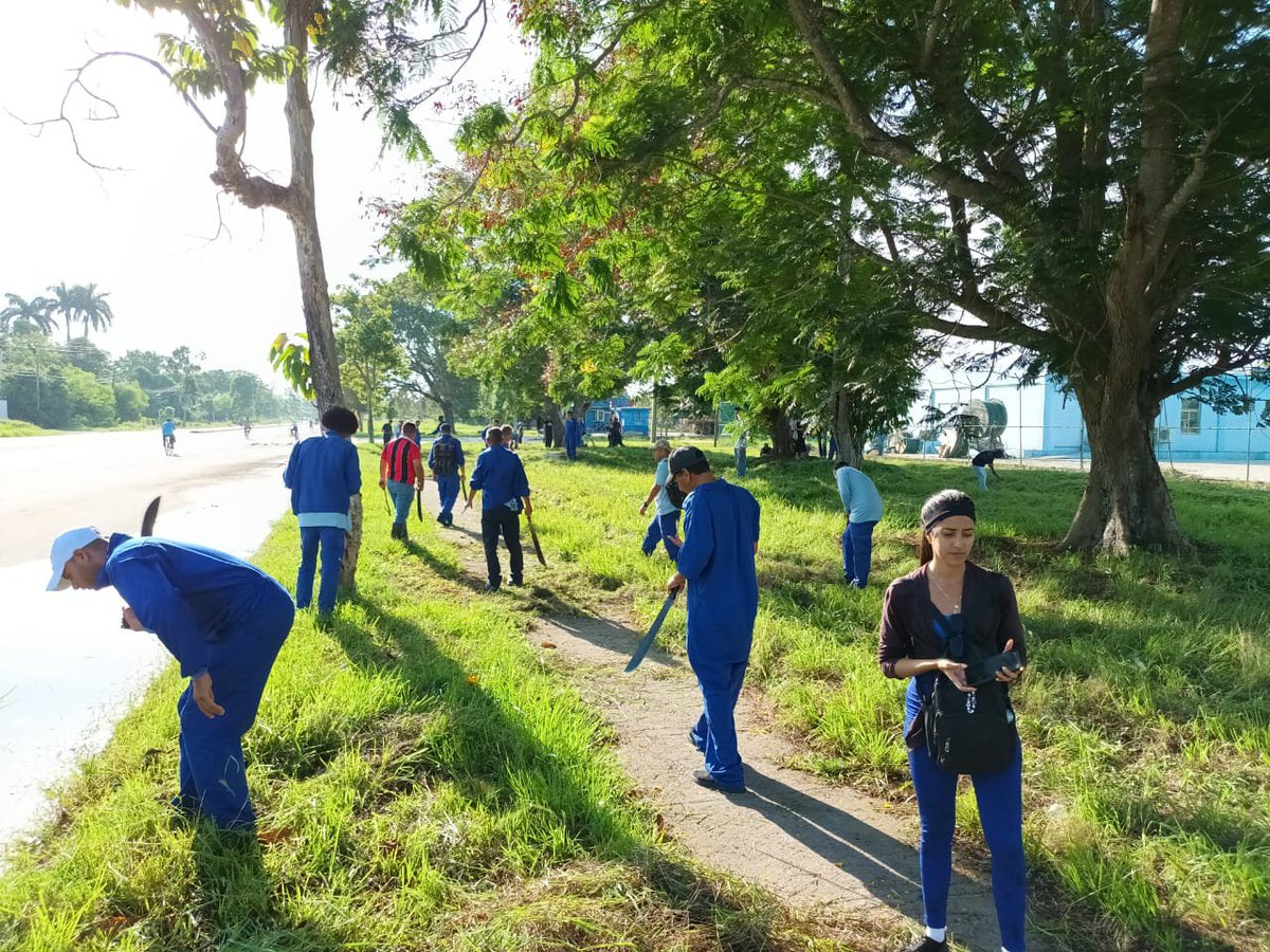 ETECSAGranma's tweet photo. Jornada de viernes dedicada a la higienización en la Avenida Granma. @ETECSA_Cuba #ProvinciaGranma #EtecsaConCuba @YudelkisOrtizB @FonsecaOsmely @carlosr_riera https://t.co/y93WIf4Jza