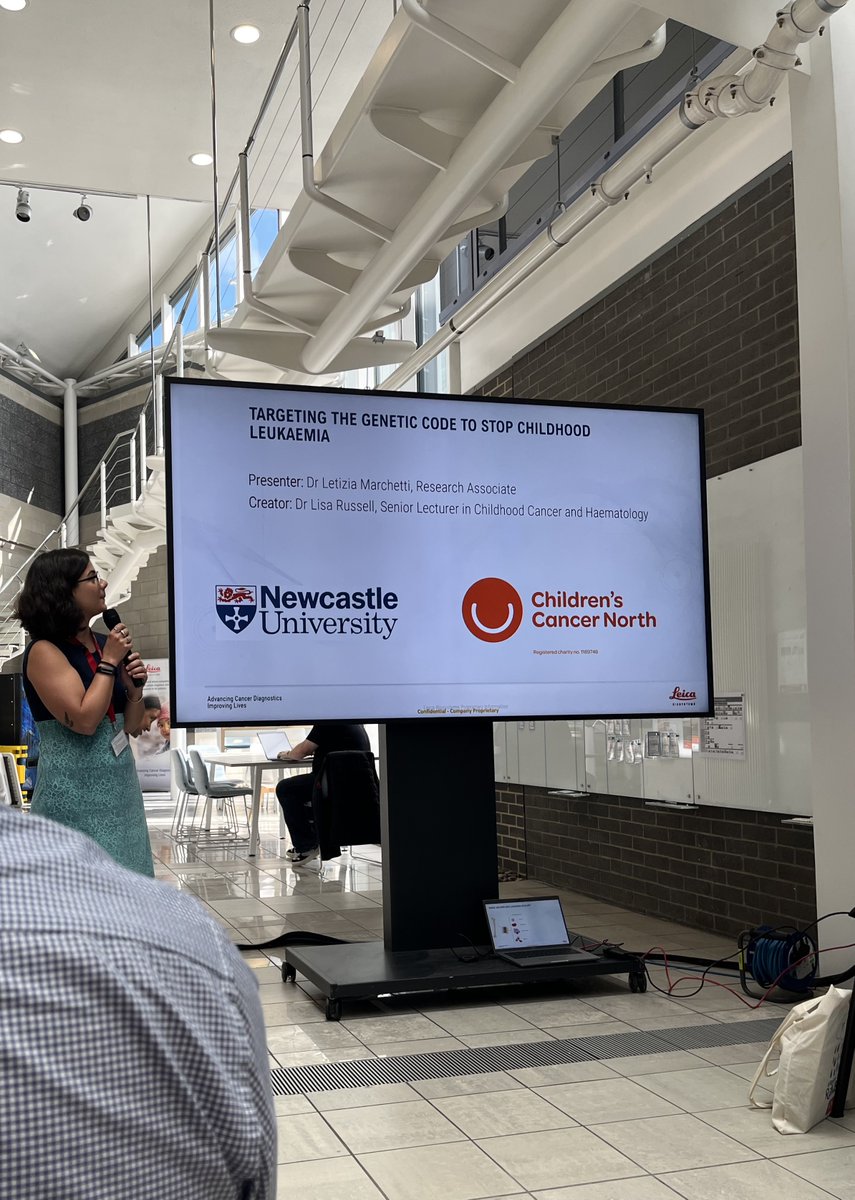 LJRussell_Lab's tweet photo. Last month @LetiziaM24 gave an introduction to our research to the team at Leica Biosystems. It was a great opportunity to share our work, discuss our research and exchange ideas. Thank you to @LeicaBio and Children's Cancer North for the invitation and the engaging discussions! https://t.co/gOJI60UHPN