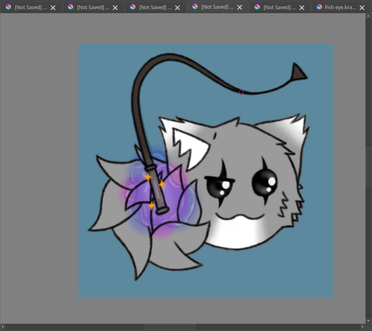 SFCat1225's tweet photo. Help me! He's mastered telepathy and now he's forcing me to work for him! 😢
#wip #furry #blob https://t.co/ZOYIOe5lEN