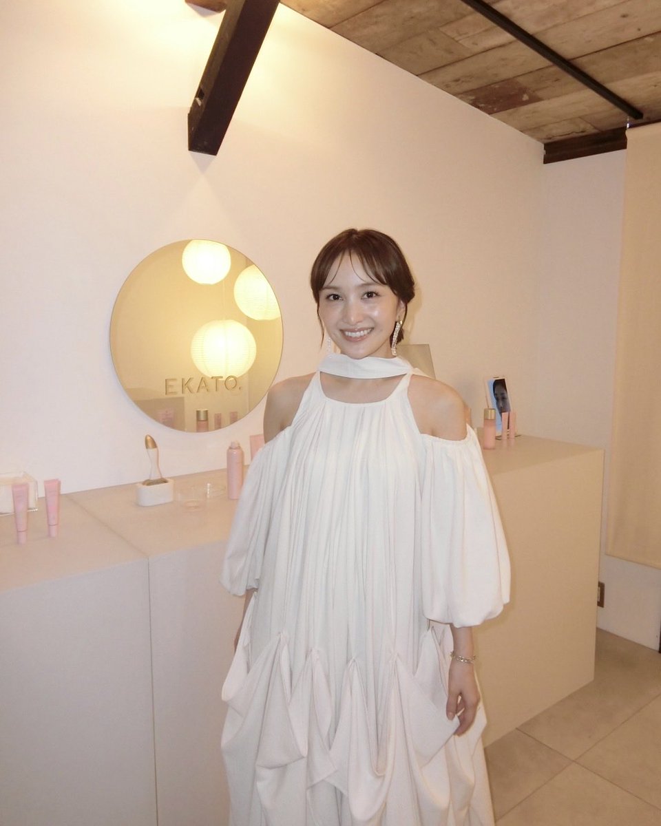 mcz517_official's tweet photo. EKATO RITUAL HOUSE🌿🤍

セルフケアブランドEKATOの期間限定ストアに #百田夏菜子 がお邪魔しました。

10/11（日）まで原宿で開催中です！
ぜひお立ち寄りください♪

#EKATO https://t.co/ox0L6xRnMo