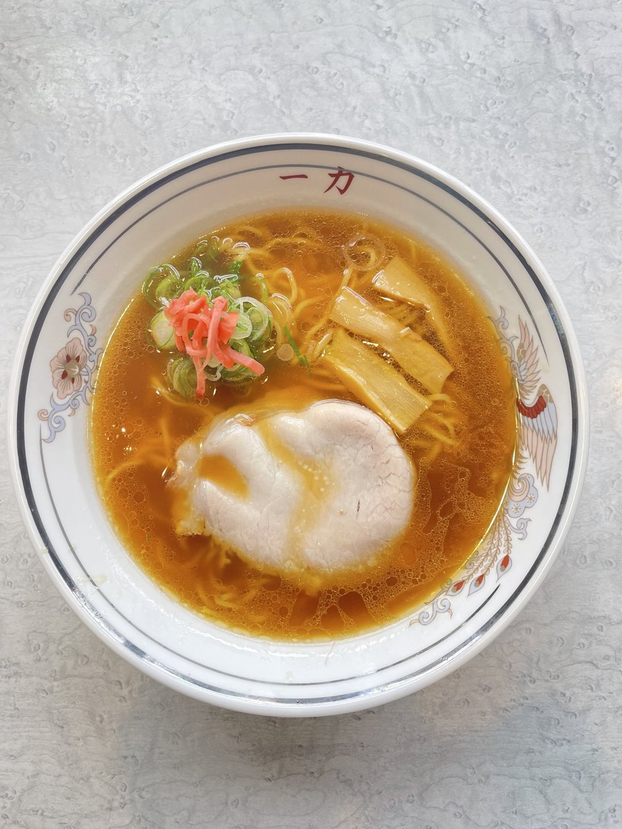 GalaxyRa_men's tweet photo. 秋晴れのラーメン日和お待ちしております　#中華そば一力  #敦賀ラーメン  #敦賀市グルメ https://t.co/CSS79Qz9NL