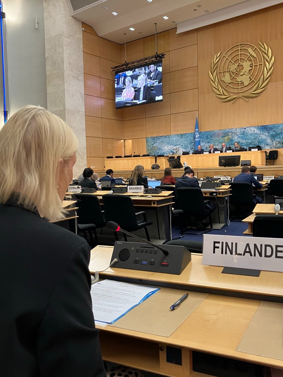 FinlandGeneva's tweet photo. At #HRC63, #NB8 welcomed Cambodia’s engagement with UN human rights mechanisms while calling for an open and inclusive civic space, respect for its international human rights obligations, stronger rule of law and inclusive political participation ahead of future elections. https://t.co/moXxYP58mJ