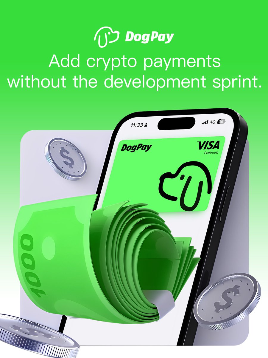 DogPay_'s tweet photo. Payment integrations do not need a development sprint.  DogPay's Pay as a Service offers eligible merchants a plug-and-play crypto payment plugin, with sandbox testing before launch.  
#DogPay #PaymentsAPI #NoCode https://t.co/0ch9bW44yk