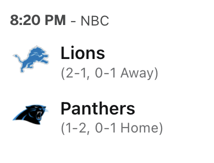 kyle_borg's tweet photo. Unnecessary Stat: 

This is the 1st week in NFL History we've had all 4 feline football teams face each other. https://t.co/uh3M1E50cU