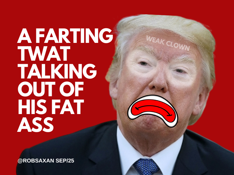 robsaxan's tweet photo. @Markfry809 #pootin shithole eater #FELON47 @realdonaldtrump is a farting fascist greasy twat talking out of his fat ass. @KenPaxtonTX @texasgop @JohnCornyn #ImpeachTheTraitor @WhiteHouse https://t.co/XnpTXfJzxt