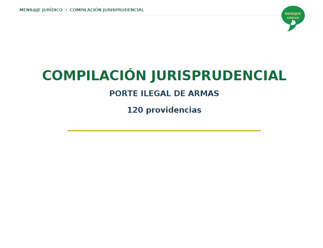 MensajePenal's tweet photo. Ya está disponible la compilación jrusprudencial del delito de PORTE ILEGAL DE ARMAS. Esctiba al WhatsApp 3166049159 para tenerla. https://t.co/MNPm1TvdnQ
