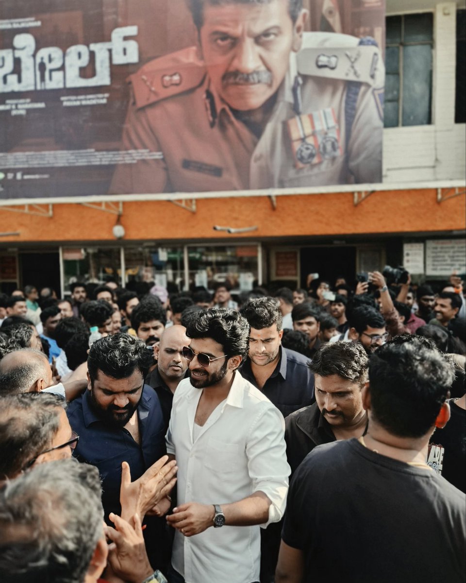 Dheekshiths's tweet photo. #Bail AND THE RAMPAGE BEGINS! 

Word of mouth is doing its job! ❤️
And Shivanna is back with a BANGER! 

Completely overwhelmed with the response coming in for DAYA. Seeing the love, the reactions and now BAIL trending on BookMyShow, this feeling is something else! 

Thank you for making this happen 🫶

Now it’s your turn, book your tickets, bring your family, and experience BAIL in theatres!

Let’s celebrate SHIVANNA the way he deserves, on the big screen! @nimmashivarajkumar ♥️♥️

BAIL, at a theatre near you. 🎬🔥

#shivanna #bail #trending #dheekshithshetty #kvn 

@karn_dop @mestramaga 📸