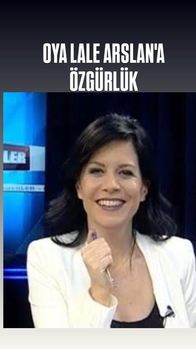 Lacivertzaman's tweet photo. Oya Lale Arslan gazetecidir… https://t.co/jhMbIYj8oZ