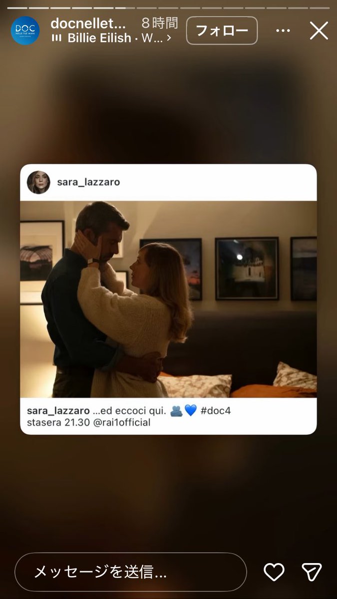manzaHS's tweet photo. 本国ではドック S4が始まったけど、アニェーゼがいない…  悲しい…

公式インスタからのリンク先の動画(イタリア国内しか見られない)、解説文見るとやっぱりこの世を去っている、涙。
#Doc4 #ドック3 #アニェーゼ #Agnese 

https://t.co/zkp6WaLEdW https://t.co/6Dvc2HgIKC