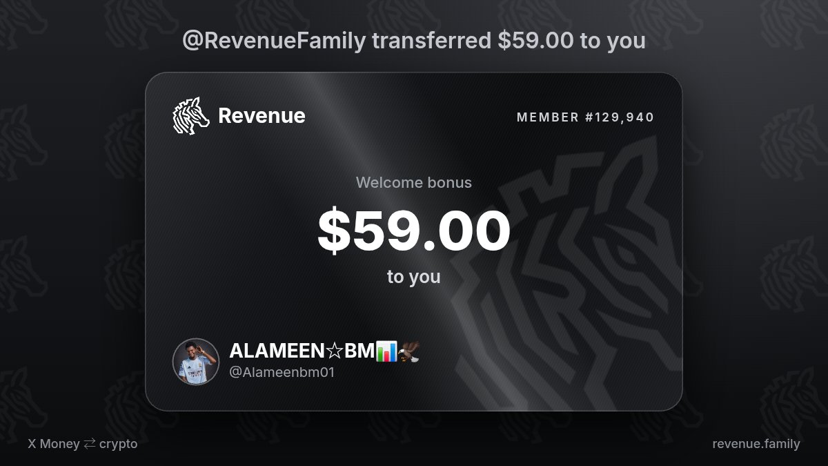 Alameenbm01's tweet photo. @RevenueFamily marked $59.00 for me https://t.co/rmOnKHPrxF