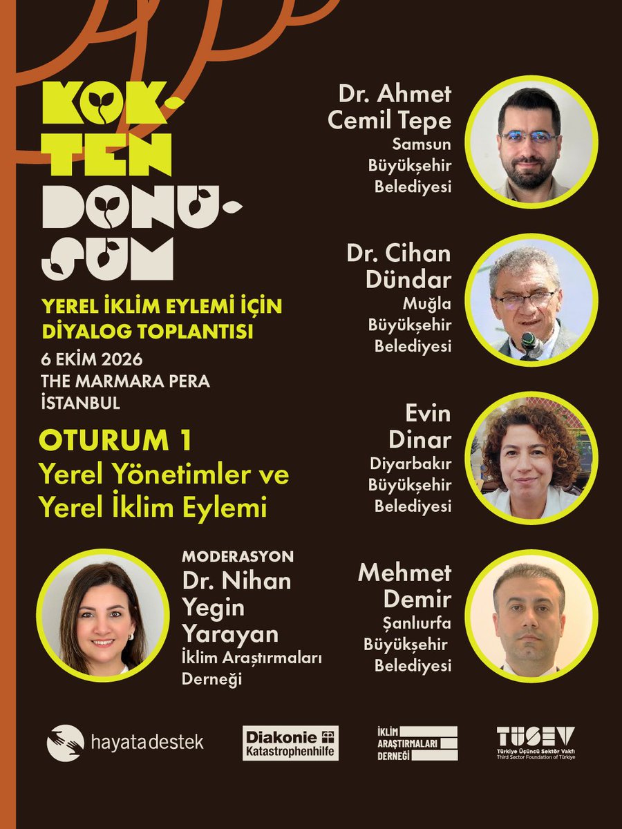 Support2Life's tweet photo. Riski yaşayan, çözümü de bilir. 🌱 

COP31 öncesinde 6 Ekim'de The Marmara Pera'da belediyeler, topluluk üyeleri, sivil toplum ve akademisyenlerle yerel iklim eylemini konuşuyoruz. Program 👉 https://t.co/jVI5R5x9NY https://t.co/VTMuyqyqQI