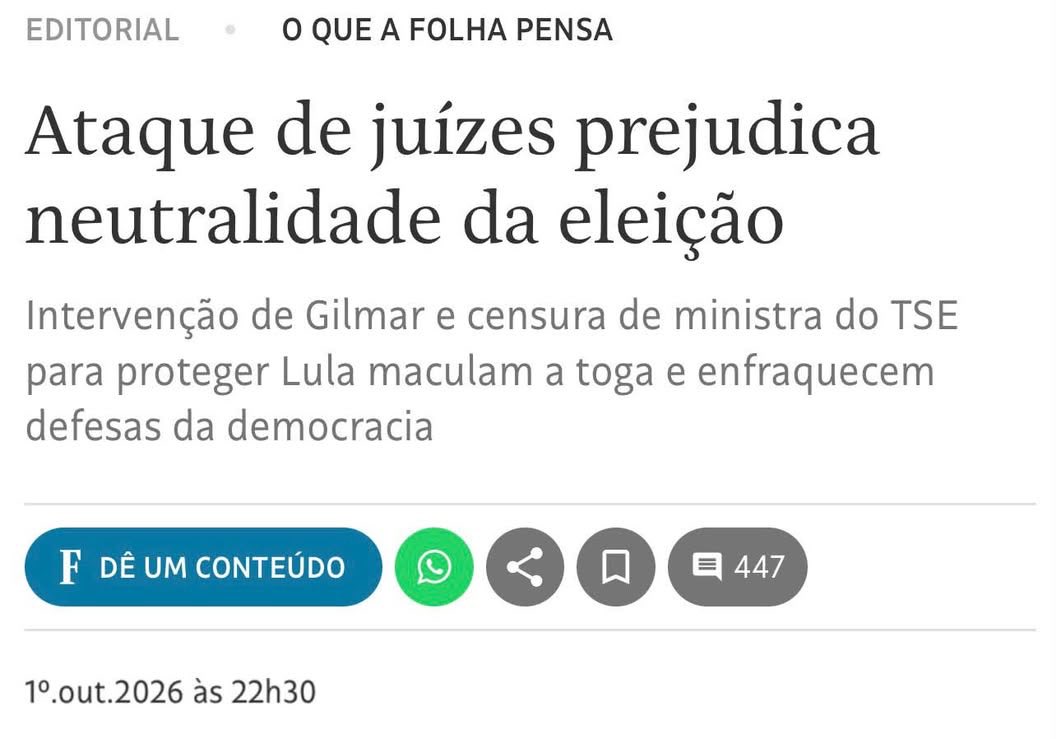 juliovschneider's tweet photo. Sim, a democracia brasileira está sendo atacada por bandidos travestidos de juízes. 

@JasonMiller @SecRubio @POTUS @EricTrump 
@WHAAsstSecty
@nayibbukele
@Jim_Jordan
@RepMariaSalazar
@JDVance
@patrickbetdavid
@MikeBenzCyber https://t.co/mTXJwNWDEv