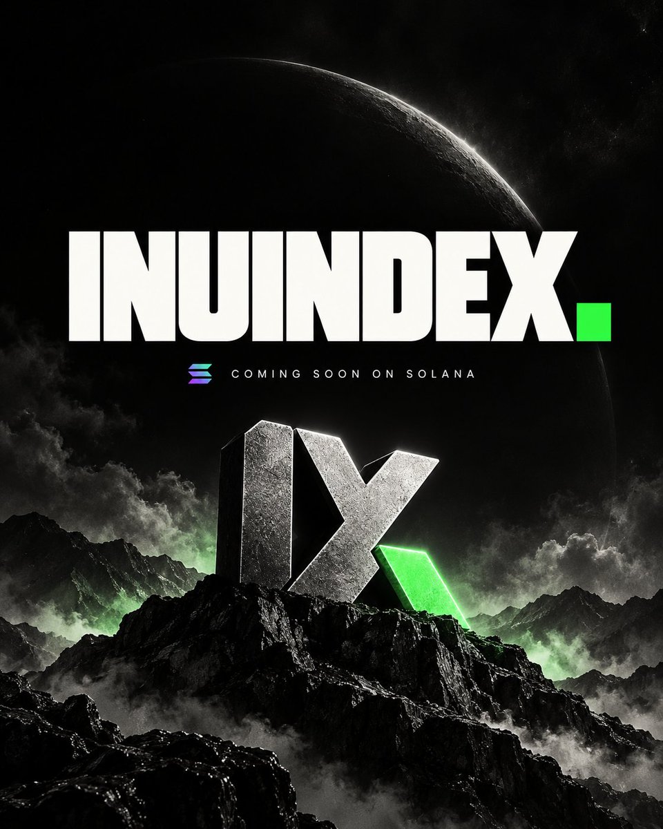 inu_index's tweet photo. Introducing INUINDEX.

A live index for the strongest qualifying Inu coins on Solana.

We track the Top 5. Protocol revenue buys the current pack and distributes it to eligible $INUINDEX holders every epoch.

Hold one Inu. Earn the whole pack.

https://t.co/nsz7u2uWh5

CA: NOT LIVE YET