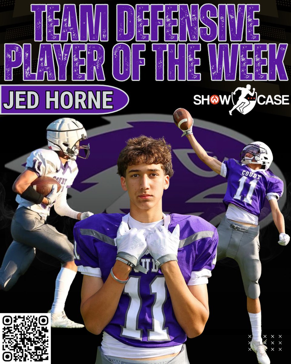 Showcase_cws's tweet photo. 🛡️ DEFENSIVE PLAYER OF THE WEEK! 🛡️
Showcase Athlete Jed Horne earned Coudersport’s Defensive Player of the Week after his performance against Moniteau! 🏈💪
➡️ https://t.co/izfbNBMWYO
#Showcase #GetNoticed #GetRecruited https://t.co/gjGYHFNr9d