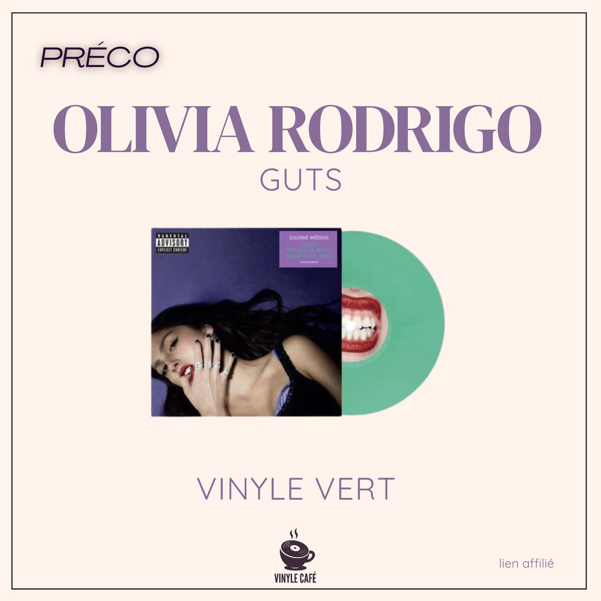 vinylecafe's tweet photo. PRECOMMANDE |
Les nouvelles éditions de "Sour" et "Guts" de @oliviarodrigo sont disponible sur @imusicdk 

🔗affilié Sour : https://t.co/fUn7Tzjm9o
🔗affilié Guts : https://t.co/BwJn2CyobC
#vinylalert #oliviarodrigo #sour #guts https://t.co/LOGb7nUchV