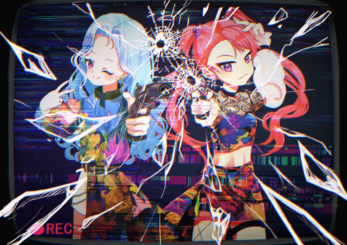 kirifuki_chan's tweet photo. 💥🔫🩷🩵

#ヒメヒナワールドツアー2026
#ヒメヒナアート
#ヒメヒナフラスタ

 (@rousan_01 様とコラボです♡） https://t.co/roDTehUJD2