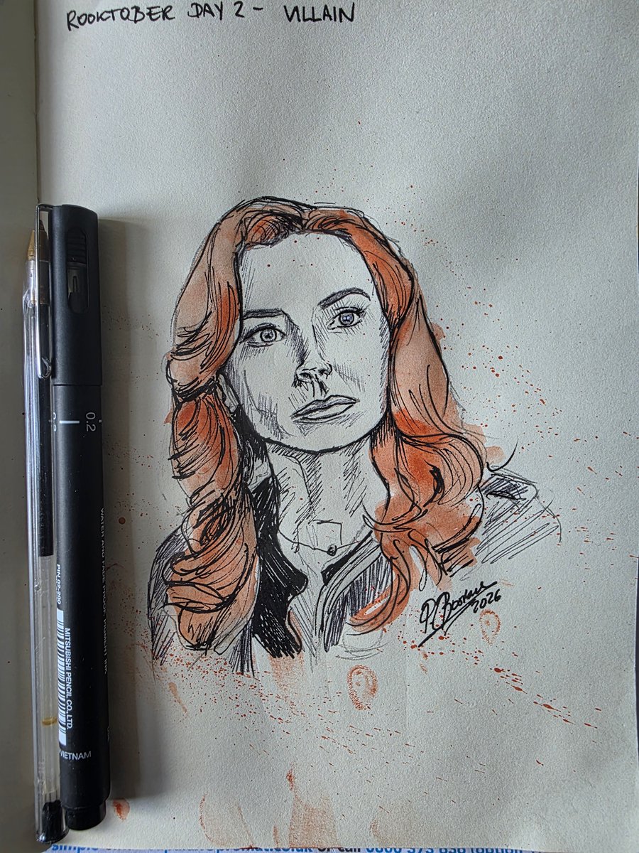 PaulaArt69's tweet photo. #rooktober day 2- villain 

Monica is probably one of my favourite villains. As much as I hated her, I hate that all main male villains just got away in a sense, meanwhile her, La fiera and Rosalind all got shot to death

#therookie #inktober https://t.co/9jq6Xnn6cd