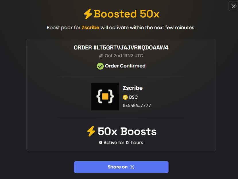 ZcashScribe's tweet photo. ⚡ Boosted 50x Zscribe on DEX Screener!
https://t.co/8aezyhyiq9 https://t.co/zO4z1N0NGY