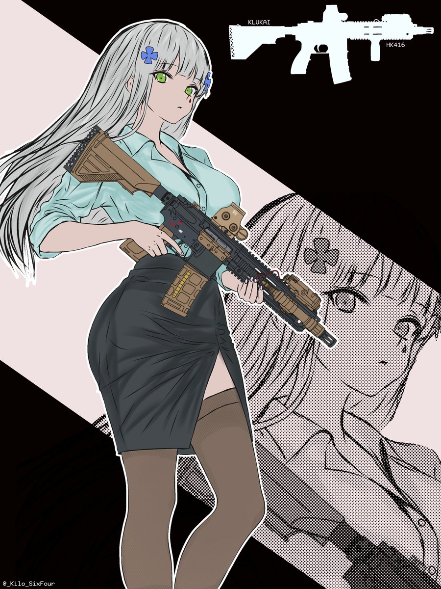 _kilo_SixFour's tweet photo. OFFICE LADY! 👀

#GirlsFrontline
#GirlsFrontline2Exilium https://t.co/TViAkZmXl0