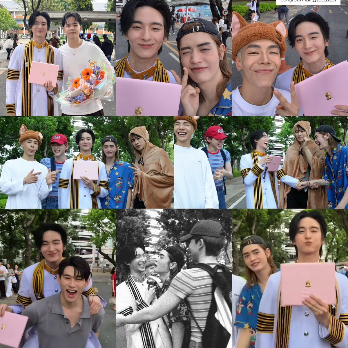 SaRaMainNice's tweet photo. Congrats 🎊 🎉 ลูกชายคนเล็กของ ATLAS #แทดดี้คนดีจบแล้วจ้า 
@TadThapana #TadATLAS #ATLAS_th https://t.co/WWPiy00R3j