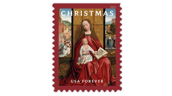 LinnsStampNews's tweet photo. Issued today: The USPS Christmas Madonna and Child forever stamp features a circa-1500 painting from the Clark Art Institute and continues a tradition of religious Christmas stamps dating to 1966.
https://t.co/3Zz3JFyCWZ
#Stamps #Philately https://t.co/XroBvDo2Tn
