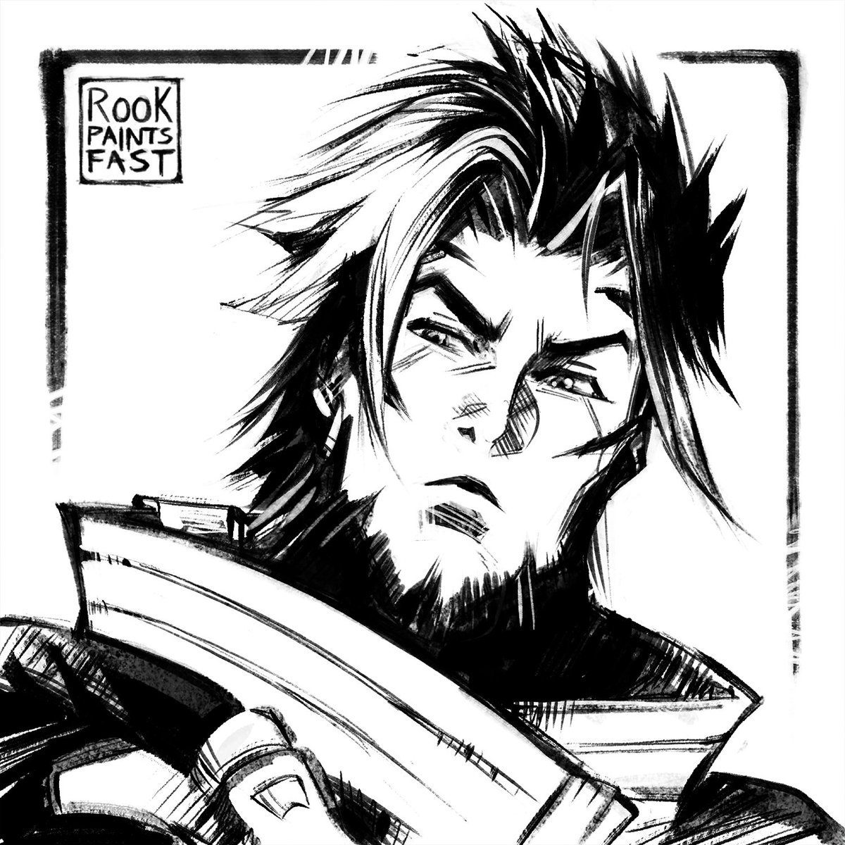 rookpaintsfast's tweet photo. Another one for my overwatch portrait series #emre #overwatch #fanart #overwatchfanart https://t.co/lI73kCr6Nd