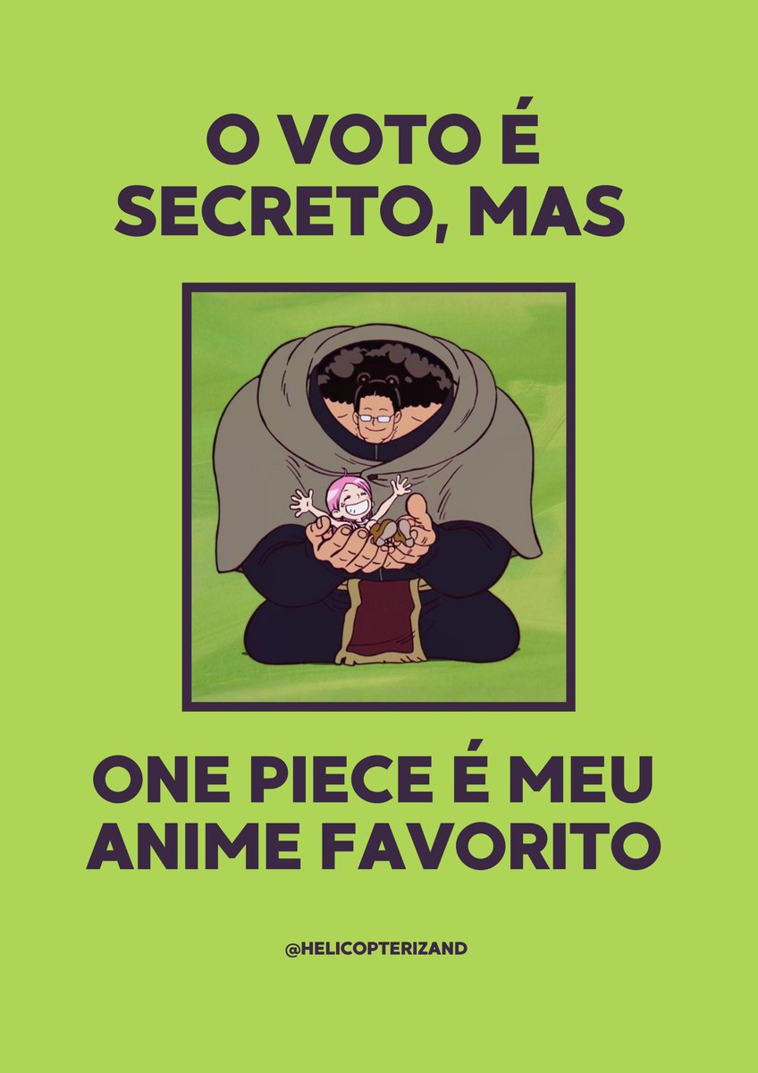 helicopterizand's tweet photo. O voto é secreto, mas one piece é meu anime favorito (PARTE 3) https://t.co/RBBA7BCmo4