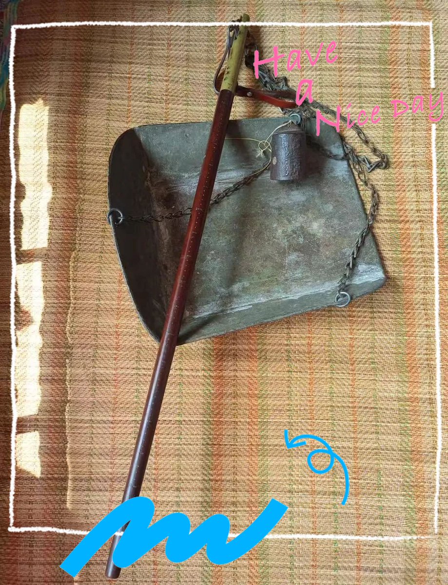 gor_tho3564's tweet photo. Recently I saw a cool antique scale tool with characters 氐可杆 carved on it! Such a fun little cultural touch.， https://t.co/AJtAaUIkck