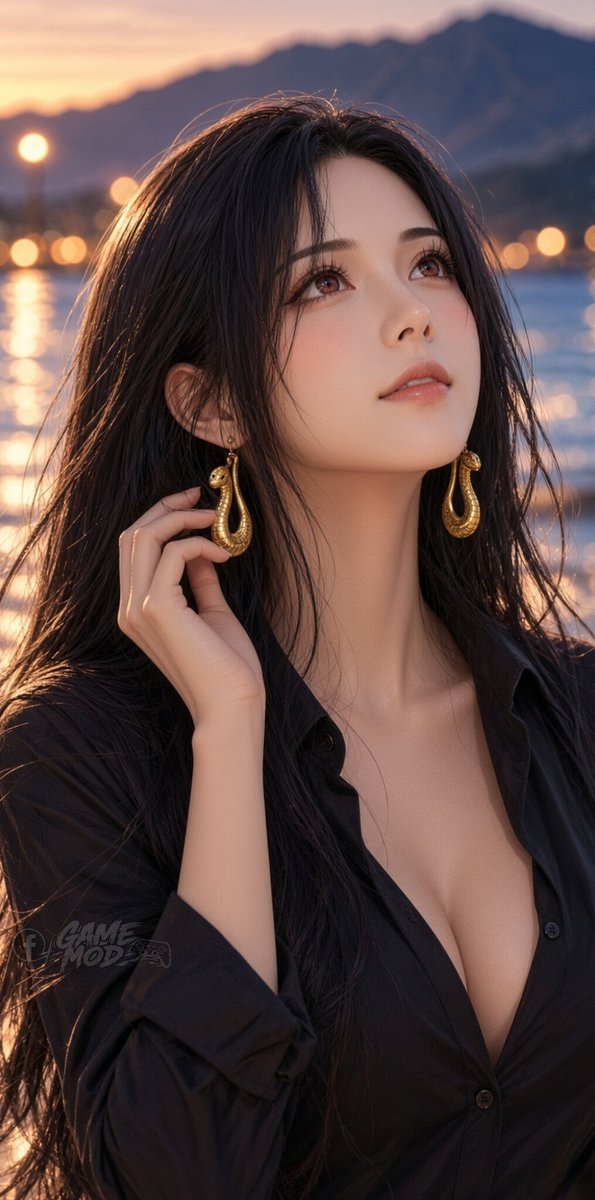 flarespersecond's tweet photo. Tifa Lockhart looks stunning in this elegant sunset setting, with her flowing dark hair, soft expression, and striking gold earrings. ✨🌅
#TifaLockhart #FinalFantasyVII #FFVII #Gaming #GameMod https://t.co/PKlsgYZhz4