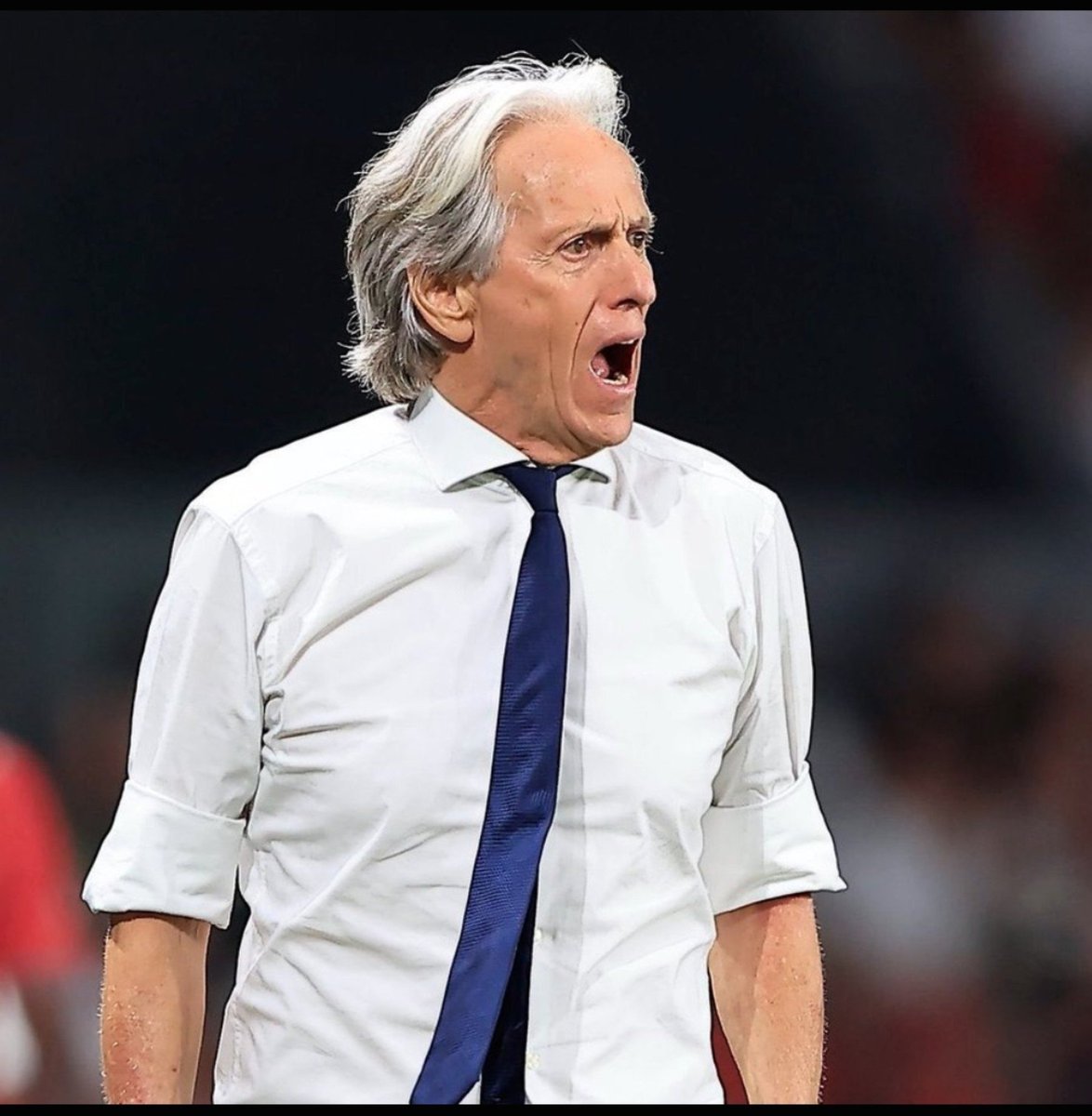 P_Monari's tweet photo. Jorge Jesus did what many coaches fear: he benched Cristiano Ronaldo.

Ronaldo walked out. Jesus didn't blink:
"No player will ever make a decision for me."

Portugal 4-2 Denmark.

Legends earn respect. Coaches pick the team 🇵🇹 https://t.co/BxQVlUXq0z