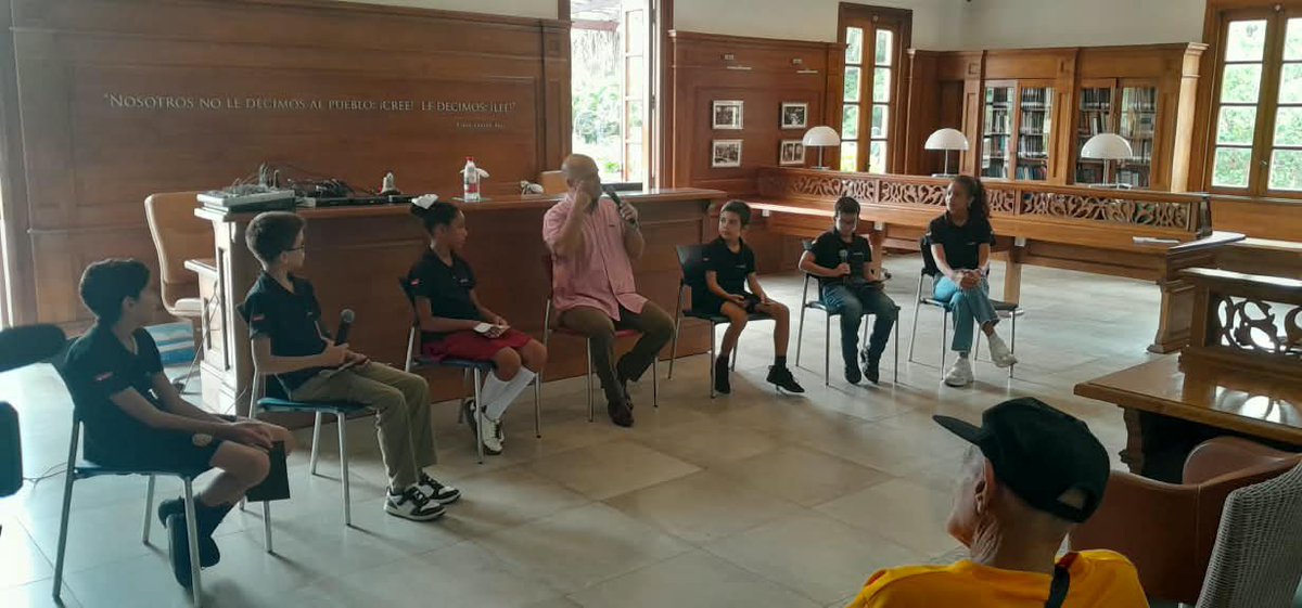 GHNordelo5's tweet photo. La más difícil de las entrevistas es cuando seis niños son los entrevistadores. Muchas gracias al @centrofidel y al espacio "Con luz propia" por la experiencia. 
#Cuba #CDRCuba #CubaNoSeRinde 
#CubaNoEsUnaAmenaza https://t.co/wBGQxLHvd9