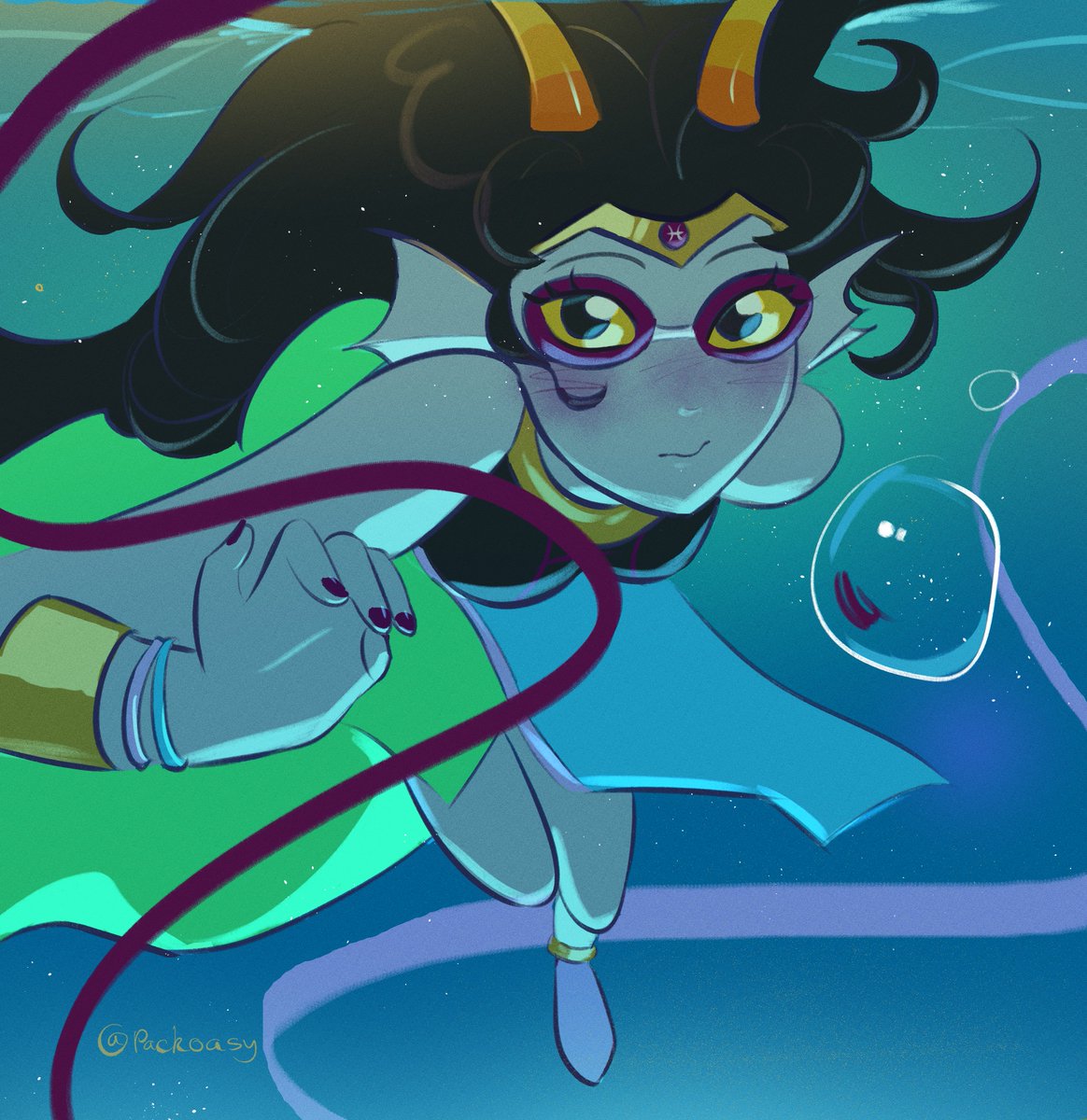 packoasy's tweet photo. feferi! 38D (getting close to 200 followers, ty for the support! ^^) https://t.co/TgOVnrRn7r
