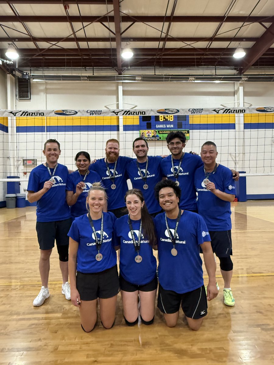 CanadianNatural's tweet photo. We recently wrapped up the 2026 Calgary Corporate Challenge. Our Calgary employees gave it their all, winning 5 medals, as well as having a perfect score for the charity and CEO challenges. Thank you to everyone who made the 2026 games such a success! @Corp_Challenge https://t.co/aDsqBAyQi4