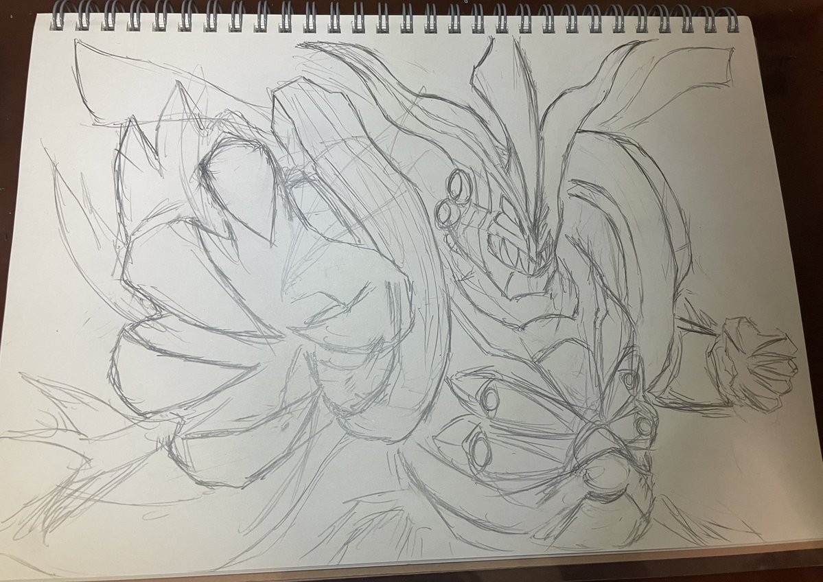 CHECK_Noodle's tweet photo. イフリートHF再販おめでとう
というわけでちょっと前にちょろっとだけ描いたイフリート
いつかちゃんと描きたい https://t.co/TfSvQALTMF