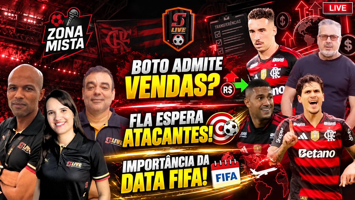 s1_live's tweet photo. Vem pro debate no Zona Mista com Letícia Kelly, @anunesrocha e @leo_andrade1982  🎙️📷 📷 ASSISTA AO VIVO: https://t.co/lIAzRZchOK #ZonaMista #FutebolAoVivo #MercadoDaBola https://t.co/oE0K1ekKi2