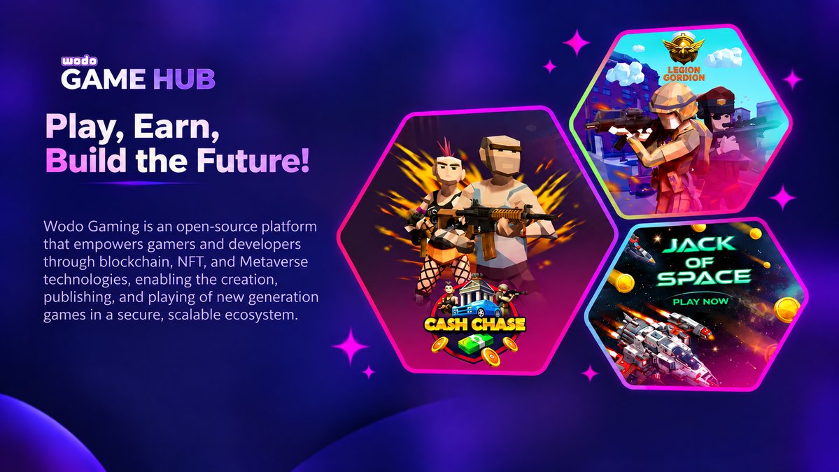 wodoio's tweet photo. Play. Earn. Build the future. 🎮
Wodo Game Hub brings players and developers together in a next-generation gaming ecosystem powered by blockchain technologies.
Explore, play, and be part of what’s next. 🚀
Visit here:
https://t.co/dwHPElABZS
#Wodo #WodoGaming #GameHub #Web3Gaming #Gaming