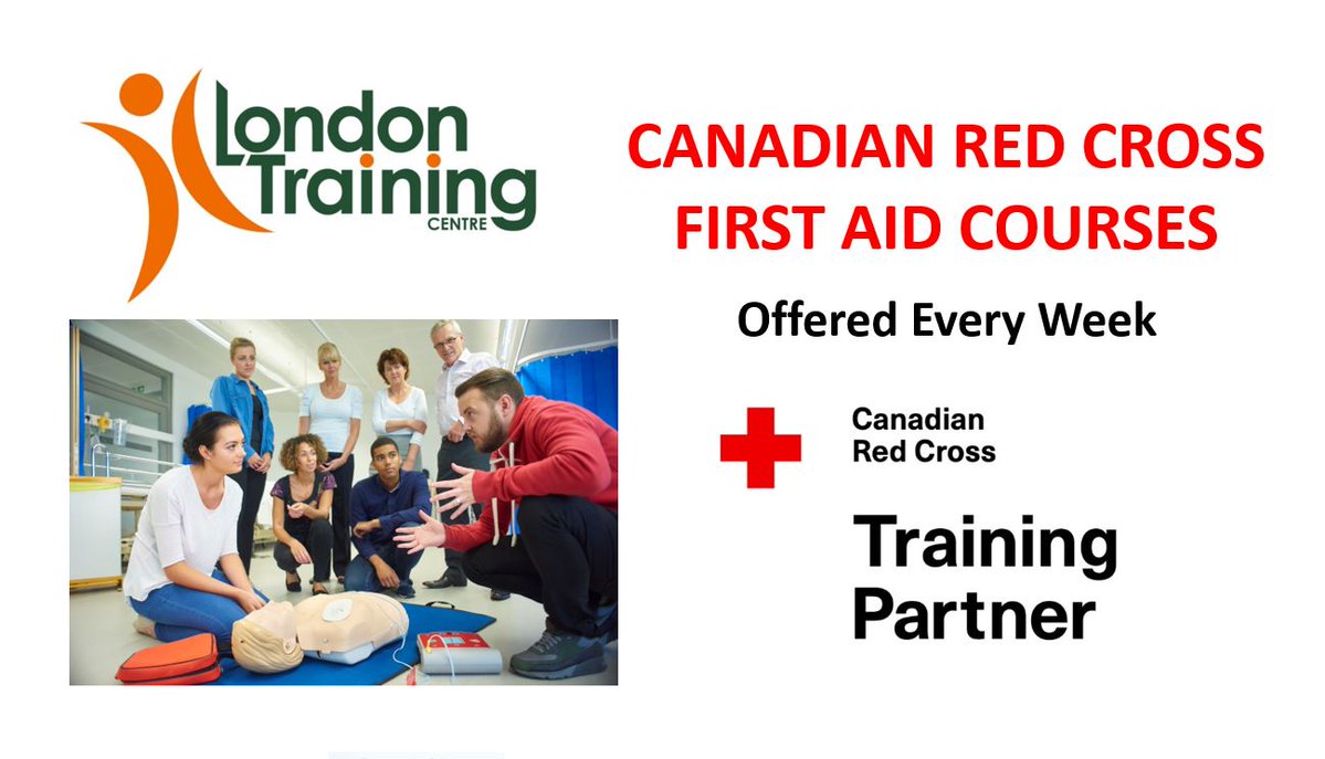 London_Training's tweet photo. If you're looking for @redcrosscanada First Aid and CPR in #ldnont, London Training Centre offers courses every week. See upcoming dates and register online: https://t.co/DTRtIGPJE9 #firstaid #redcross https://t.co/oehRxiSvAD