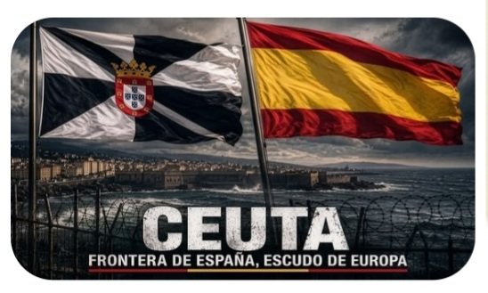 ManuelG06363666's tweet photo. NI UN PASO ATRAS NI PARA COGER IMPULSO. 
VIVA ESPAÑA. 
VIVA CEUTA. https://t.co/VcRLXcZG0f