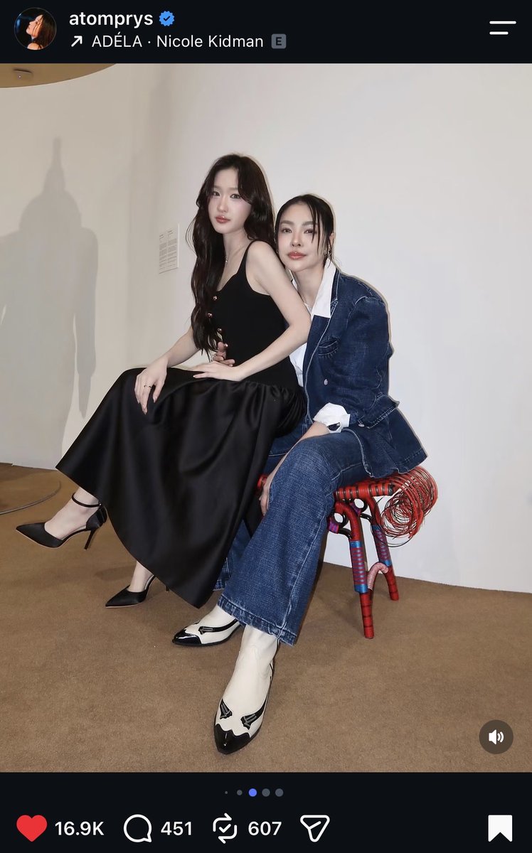 FayeMalisorn_TW's tweet photo. 🍑Atom IG update🍑

When two masterpieces attend an art event. 🎨✨

✨Like, Comment, Save, RP &amp; Share✨
🔗https://t.co/EIwWFEuuJu

FAYEATOM BAZAAR ART MOMENTS
#BAZAARArtxFayeAtom
#FayeAtom #FayePeraya #AtomPariya https://t.co/u7rKX9sEsp
