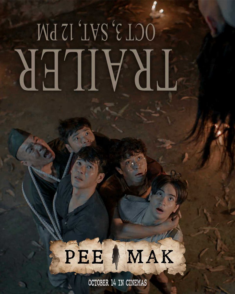 VIVA_Films's tweet photo. 𝗕𝗶𝗻𝗮𝗹𝗶𝗸𝘁𝗮𝗱 𝗺𝗼 𝗿𝗶𝗻 𝗯𝗮?

Abangan ang #PeeMakPHTrailer tomorrow, October 3, Saturday, 12 PM! (Maliwanag baka matakot ka kasi)

#PeeMakPH https://t.co/NIBkV4L4RR