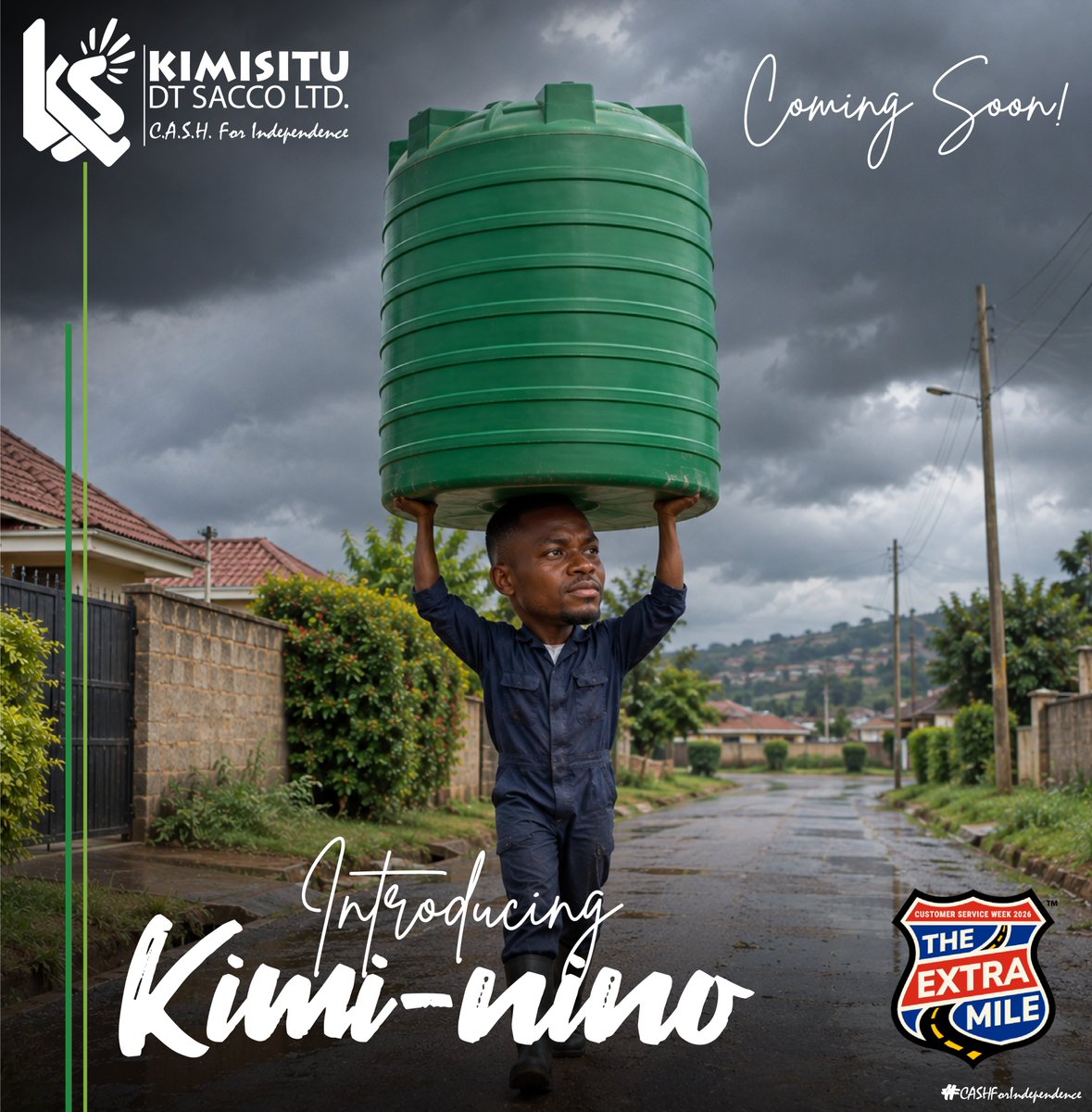 KIMISITUSACCO's tweet photo. Coming Soon...
#TheExtraMile #CustomerServiceWeek2026 #KimisituAt41 #CASHForIndependence https://t.co/v3PGCoVErh
