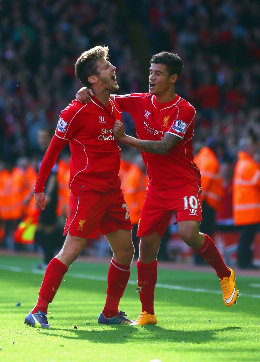 LFC's tweet photo. On 4 October 2014, @officialAL20 scored his first goal for the Reds ⚽️❤️‍🔥 https://t.co/virBM1oBGr