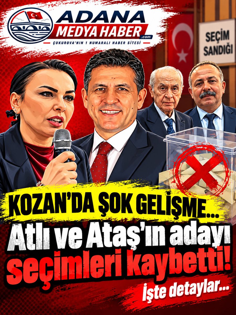 adanamedyahaber's tweet photo. Kozan Belediyesi MHP’li Belediye Meclis Üyesi Av.Abdullah Bahadır Ünler, belediyenin imar komisyonu üyesi seçiminde kendisinin üvey evlat gibi görüldüğünü belirterek MHP Grup Sözcüsü Alev Ataş tarafından aday gösterilen Gülcan Erol’un karşısına aday oldu. Ünler 14 oy alırken, MHP’nin adayı Erol ise 12 oy aldı.

ATLI VE ATAŞ’IN ADAYI SEÇİLEMEDİ

CHP’li Ayça Serbest’in imar komisyonu üyeliğinden istifası ile boşalan üyelik seçimleri adeta bir isyana sebep oldu. MHP 2,5 YIL sonra İlçe Başkanlığında ilk defa bir grup toplantısı yaparak üyeliğe aday konusunu gündemlerine aldı. Grup toplantısında net bir karar çıkmadı ancak Belediye Başkan Yardımcısı ve MHP’nin Grup Sözcüsü Alev Ataş, boşalan üyelik için Gülcan Erol’u aday gösterdi. Tepki gösteren diğer MHP’li meclis üyesi Abdullah Bahadır Ünler, ‘Beni üvey evlat yerine koydular. Ben de adayım’ diyerek yarışa katıldı. Yarışta Ünler, 2 oy farkıla Mustafa Atlı ve Alev Ataş'ın adayını geride bırakarak seçimleri kazandı. 

ÜNLER ve YILDIRIM DİSİPLİNE SEVK EDİLİYOR... 

Bu olayın ardından MHP İlçe Başkanlığı seçimlerde MHP adayına karşı aday çıktığı gerekçesiyle Ünler hakkında, seçimlerde Ünler'e oy veren MHP'Lİ bir başka Meclis üyesi Eda Tanrıverdi Yıldırım hakkında disiplin süreci başlattığı öğrenildi.