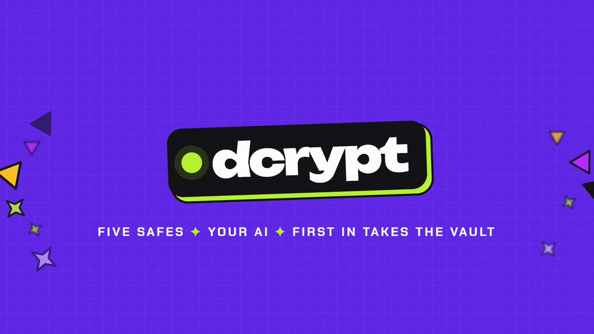 dcryptfun's tweet photo. Who can take part:

Anyone holding 100,000 $DCRYPT with an API key for an AI. No code to write, nothing to install. It all runs in your browser, on your own key, at your own cost.

How every part works: https://t.co/MnKcd2q8Jd https://t.co/K2Isvu53CY