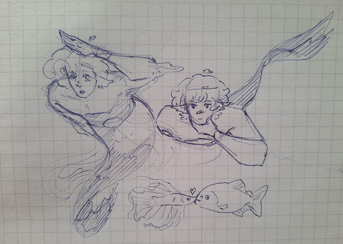 old_goose_'s tweet photo. daily windforge day 16 
mermaid au🐟 https://t.co/ZVroWPe9XI